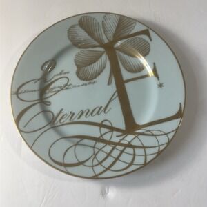 Williams-Sonoma Eternal Script Dessert Plate - Circa 2000 - Made in Japan - 7.5"